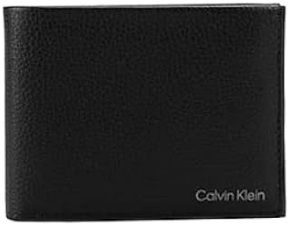 Men's Genuine Bifold Leather Wallet RFID Protection, Black With Box
