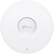 TP-Link EAP610 Omada Business WiFi 6 AX1800 Wireless Gigabit Access Point - Support Mesh, OFDMA, Seamless Roaming & MU-MIMO, SDN Integrated, Cloud Access & Omada App, PoE+ Powered, White, Dual-Band