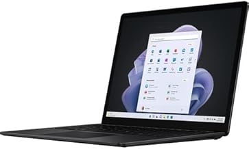 Surface Laptop 5 15" Touchscreen Notebook - 2496 x 1664 - Intel Core i7 12th Gen i7-1265U - Intel Evo Platform - 8 GB Total RAM - 512 GB SSD - Matte Black - Intel Chip - Windows 11 Pro