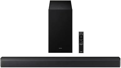 Samsung HW-B620F 3.1 Channel Soundbar with Subwoofer Black, Dolby Audio/DTS Virtual:X, HDMI ARC, Wireless Surround Sound Compatible (Renewed)