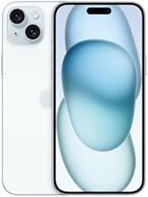 Apple iPhone 15 Plus, 128GB, Blue - Unlocked (GSM Only) (Renewed)
