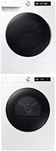 2.5 cu. ft. Front Load Washer & 4.0 cu. ft. Electric Dryer Bundle with AI Smart Dial and Wi-Fi Connectivity, White