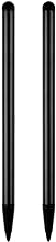 2pcs Black Stylus Pens for Universal Touch Screen Devices - Compatible with iPad, Samsung Galaxy, Smartphones