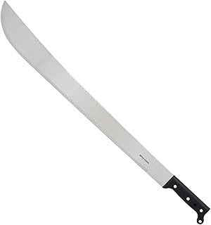 Heavy Duty Carbon Steel Machete with Sheath for Gardening, Landscaping, Crop Harvesting, and More