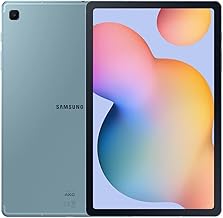 SAMSUNG Galaxy Tab S6 Lite 10.4" 64GB Android Tablet w/Long Lasting Battery, S Pen Included, Slim Metal Design, AKG Dual Speakers, US Version, Angora Blue (Renewed)