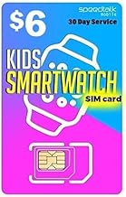 SpeedTalk Mobile $6 Preloaded Smart Watch SIM Card Kit for 4G LTE Kids Senior Smartwatches & Wearables | GPS Tracking | 3 in 1 Simcard - Standard, Micro, Nano | No Contract | 30 Days Service Plan