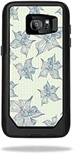 MightySkins Skin Compatible with OtterBox Commuter Samsung Galaxy S7 Edge Case wrap Cover Sticker Skins 3D Flowers