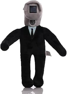 Hot New Skibidi Toilet Plush Man Spoof Toy Doll(Blue Shirt Monitor)