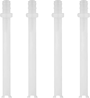(4 pack) 162416-000-000 Silicone tube Milk Frothing Silicone Pipe Tube Compatible for Mr Coffee BVMC-ECMP1000 BVMC-ECMP1000RB BVMC-ECMP1102 BVMC-ECMP1106 Espresso Maker Milk foam straw