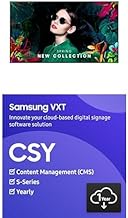 43" QMC LFD Dynamic Crystal Color Display + VXT S-Series w/Cloud Based, Content Management Software, 1 Year Subscription