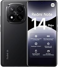 Redmi Note 14 Pro+ Plus 5G + 4G LTE (for Tmobile Mint Tello & Global) (512GB + 12GB) NFC 6.67" 120Hz 200MP Pro AI Camera Model 24115RA8EG Unlocked Dual Sim (Midnight Black)