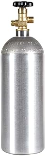 New 5 lb. Aluminum Nitrous Oxide Cylinder Tank with CGA326 Valve DOT Stamped
