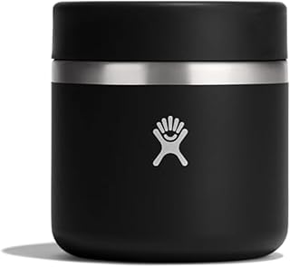 Hydro Flask Food Jar – Insulated Stainless Steel, Snack Travel Container for Hot Food, Lunch, & Soup 20 Oz Black