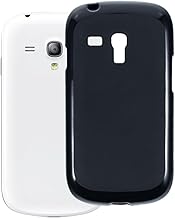 Case Compatible with Samsung Galaxy S3 Mini i8190 Case Shockproof TPU Soft Flexible Gel Protective Phone Cover with Anti-Scratch & Military-Grade Anti-Drop (Black)