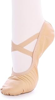 Ballet Shoes for Women Girls, Women's Ballet Slipper Canvas Dance Shoes Split Sole Yoga Dance Flats