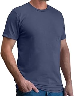 Classic Cotton Blend Crew Neck T-Shirt - Made in USA