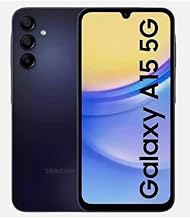 Samsung Galaxy A15 5G, 64GB, Blue Black - Locked to T-Mobile (Renewed)