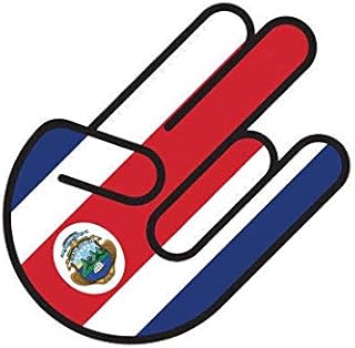 Costa Rican Shocker Sticker Decal Vinyl Costa Rica CRC CR 5" Bumper Locker Laptop Window - Sticks to Any Surface