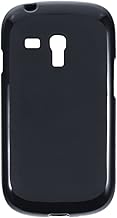 Soft Case Compatible with Samsung Galaxy S3 Mini i8190, Slim Shockproof Bumper Protective Back Cover, Anti-Scratch Flexible Shell, Grip-Friendly(Black)