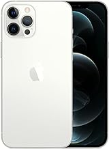 Apple iPhone 12 Pro Max 5G, US Version, 128GB, Silver - Unlocked (Renewed)