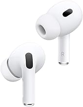 AirPods Pro (2nd Gen) Wireless Earbuds, Personalized Spatial Audio MagSafe Charging Case (USB-C) Bluetooth Headphones for iPhone (MTJV3)