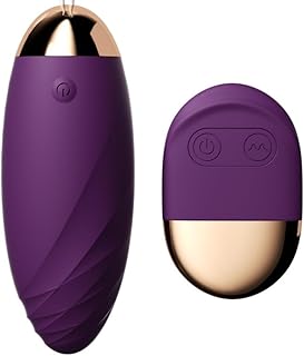 Egg Vibrator with Remote Control 10 Vibration Modes Waterproof Rechargeable Wearable Silicone Bullet Vibrator Silent Adult Toy for Women and Couples
