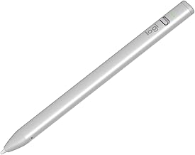 Crayon Digital Pencil for iPad (USB C Port Compatibility Only) Featuring Apple Pencil Technology, No Lag Pixel-Precision, and Dynamic Smart Tip with Fast USB C Charge - Silver