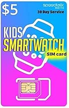 SpeedTalk Mobile $5 Preloaded SIM Card Kit for Kids Smart Watch GPS & Activity Tracking | 3 in 1 Simcard - Standard, Micro, Nano | Children GSM 5G 4G LTE Smartwatches Wearables | 30 Days Service Plan