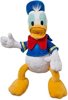 Disney Store Official Donald Duck Medium Soft Toy for Kids, Cuddly Character with Fuzzy Texture and Embroidered Details, Disney Plushy Suitable for All Ages