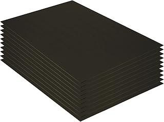 UCreate Foam Board, Black-on-Black, 20" x 30", 10 Sheets