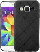 ELISORLI Compatible with Samsung Galaxy On5 Case Rugged Thin Slim Cell Accessories Anti-Slip Fit Rubber TPU Mobile Phone Protection Silicone Soft Cover for Glaxay ON 5 2015 SM G550T Women Men Black
