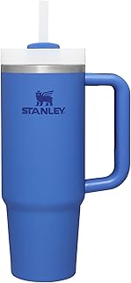 Quencher H2.0 Tumbler with Straw 30 oz | Flowstate 3-Position Lid | Cup Holder Compatible for Travel | Insulated Stainless Steel Cup | BPA-Free | Iris