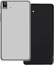 2-Pack TPU Case Compatible with BQ Aquaris E5 Phone Cover - Shockproof Flexible Protective Accessories with Precise Cutouts (White+Black)