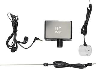 20000X Underground Water Leak Detector, -70D db Double Probe Water Leak Detection Device, AC100-240V US Plug Water Pipe Monitor Kit for Construction Pipeline Inspection