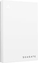 Seagate Game Drive PS4/PS5, 5TB, Portable External Hard Drive, 2.5 Inch, USB 3.0, White, LED Blue, Plug and Play, Model No.: STLV5000200