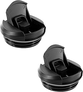 2 pack Replacement Lid Fit for Stanley AeroLight 12oz 16oz 20oz Transit Bottle,Leakproof Water Bottle Cap, BPA-Free (Black)