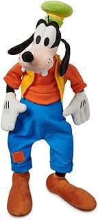 Disney Store Official Goofy Medium Soft Toy for Kids, Cuddly Character with Fuzzy Texture and Embroidered Details, Patched Trousers and Felt Teeth,Disney Plushy Suitable for All Ages