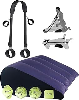 2026 Newly Upgraded 3 in 1 Adult Tools for Couples in Bed Sex Things for Portable Pillow, Cushion and Ramps for Hip Bondage- Kit Adults Sex Handcuffs Sweatshirt Z8V2