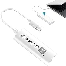 Portable WiFi Hotspot for Travel,4G LTE Mobile Hotspot Device,WiFi 6 USB Wireless Router,28 Global Bands,Switchable Operators, Pocket WiFi for 200+ Countries,for Travel, Car, Business Office