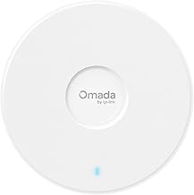 TP-Link Omada WiFi 7 Wireless Access Point - BE5000 Dual Band, 2.5G Port, PoE+ or DC Powered, DC Adapter Included, 5yr Warranty, Captive Portal, Mesh, WPA3, Roaming, Business WiFi Experience(EAP720)