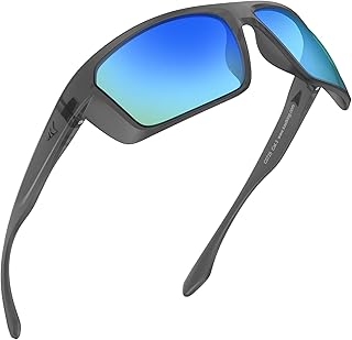 Huzzah Polarized Sport Sunglasses for Men and Women, Ideal for Driving Fishing Cycling and Running,UV Protection