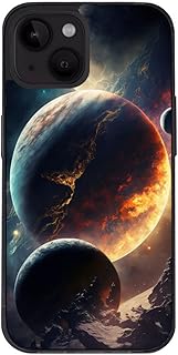 Space iPhone 14 Plus Case - Planets Phone Case for iPhone 14 Plus - Art iPhone 14 Plus Case Multicolor