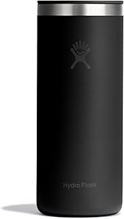 Hydro Flask Travel Coffee Cup – Insulated Stainless Steel, Non-Spill, Leak Resistant to-Go Tumbler 20 Oz Black