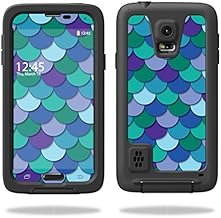 MightySkins Skin Compatible with LifeProof fre Samsung Galaxy S5 Case wrap Cover Sticker Skins Blue Scales