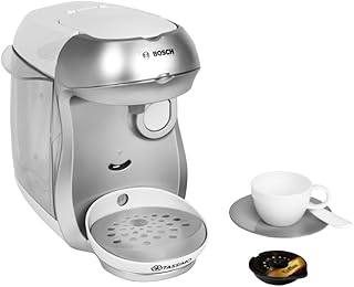 Theo Klein 9231 Bosch Tassimo Happy Electric Coffee Maker, with Sound Effect, Water Filling Possibility and Flow Function