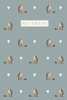 Maine Coon Cat Notebook: Cute Aesthetic Lined Journal for Maine Coon Cat Lovers & Owners | Blue Hardcover