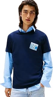 Men's Short Sleeve Cotton T-Shirts with Printed Flag and Logo Graphic