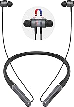 Neckband Bluetooth Headphones,Wireless Earbuds with Magnetic Switch,Built-in Microphone Earphone,40H Playtime,ENC+IPX5 Waterproof HD Bass,for Sports/Running/Gym/Travel,Compatible iOS/Android