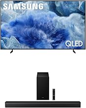 85-Inch Class QLED Q8F 4K UHD Smart TV (2025 Model) Q4 AI Processor, 100% Color Volume with Quantum Dot, AirSlim Design + Samsung B-Series Soundbar HW-B750F 5.1 ch Subwoofer (2025 Model)