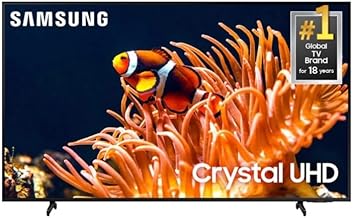 Samsung 50-Inch Class DU8000B Series LED 4K Crystal UHD Smart Tizen TV AirSlim, Motion Xcelerator, Gaming Hub, Compatible with Alexa & Google Assistant UN50DU8000BXZA (Renewed) (2024)